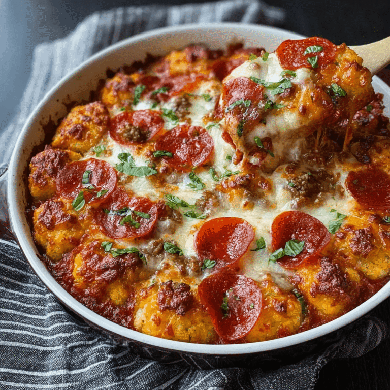 Easy Bubble Up Biscuit Pizza Casserole