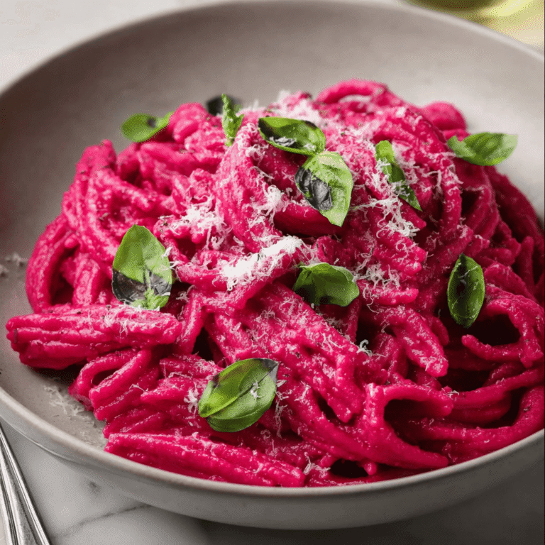 Rich & Creamy Beetroot Pasta Sauce Recipe