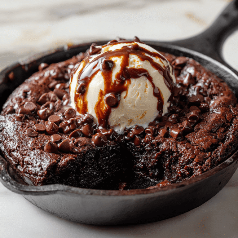 Perfect Fudgy Skillet Brownie (One Pan, 30 Minutes)