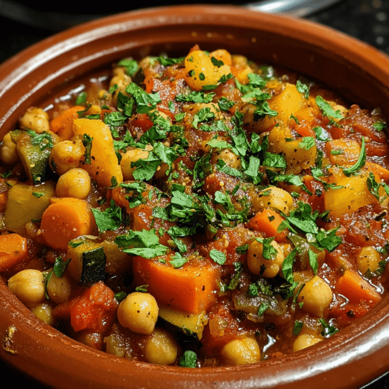 Hearty Moroccan Chickpea Tagine (A One-Pot Recipe)