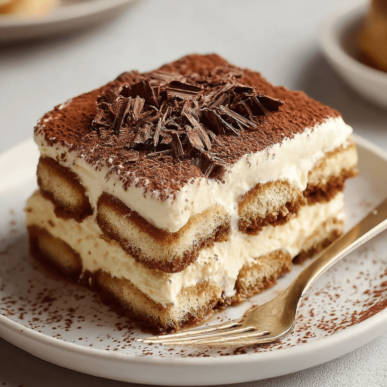 Easy Classic Tiramisu Recipe (No-Bake & Authentic)