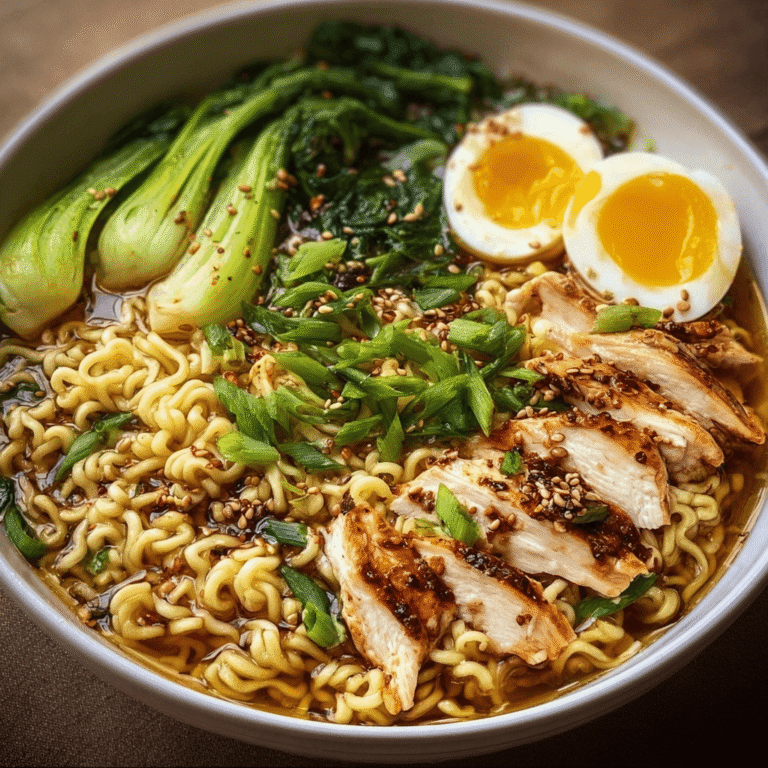 Flavorful Chicken Ramen Noodles in Under 30 Minutes