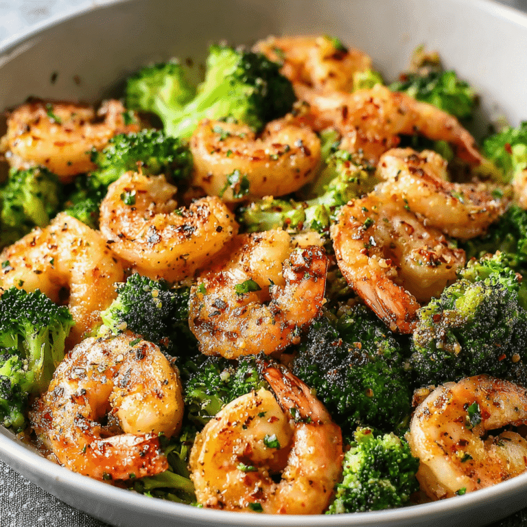 Garlic Butter Shrimp and Broccoli (Ready in 20 Minutes)