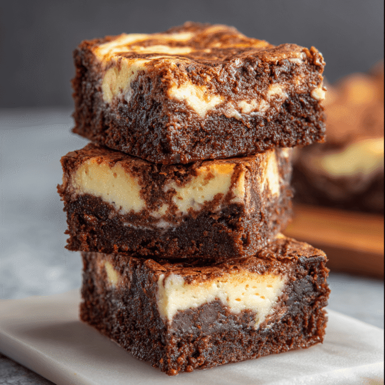 Fudgy Keto Cheesecake Brownies (Perfectly Swirled)
