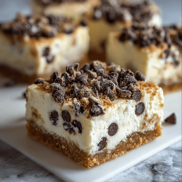 Creamy Cannoli Cheesecake Bars: The Perfect No-Fuss Recipe