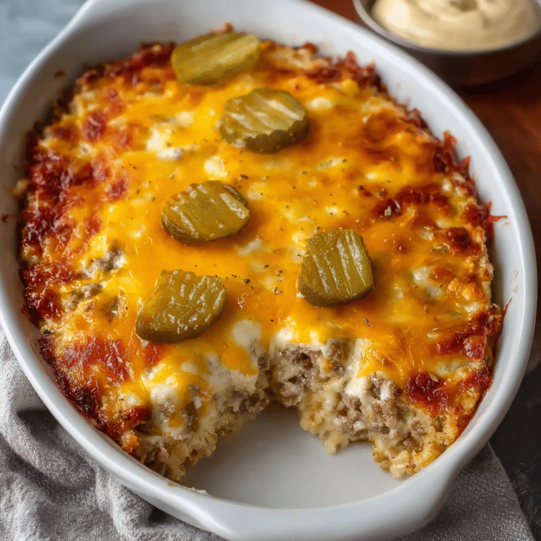 How to Make Low Carb High Protein Turkey Cheeseburger Casserole That’s Easy and Flavorful