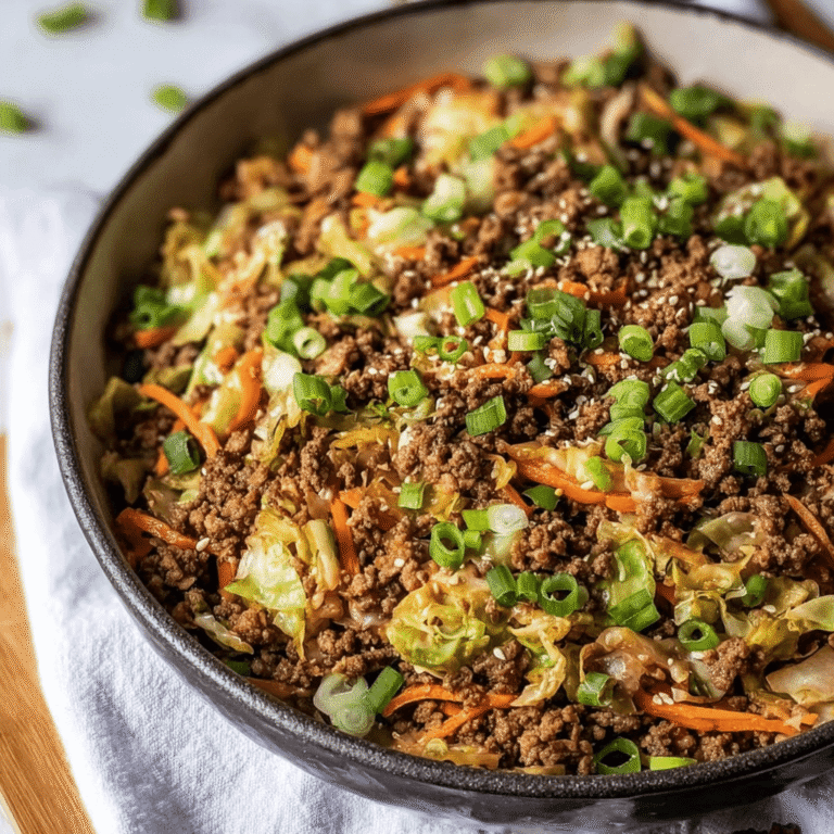 How to Make Egg Roll in a Bowl: A Simple, Flavorful One-Pan Meal
