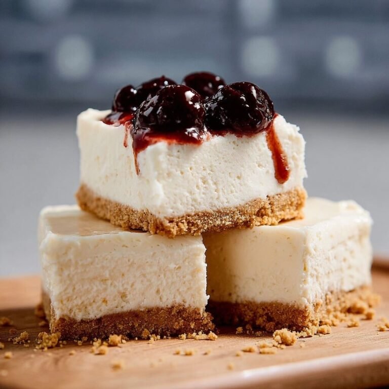 Easy No-Bake Ricotta Cheesecake Bars You Can Make Today