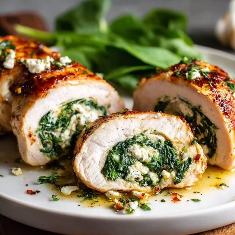 Juicy Rolled Chicken Feta Spinach Recipe That Delivers Flavor in Every Bite