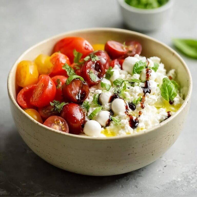 How to Make a Refreshing Caprese Cottage Cheese Bowl for a Quick & Healthy Meal