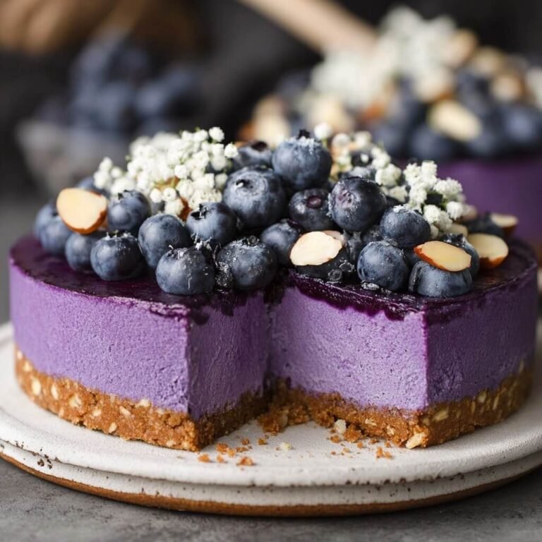 How to Make a Refreshing Raw Vegan Blueberry Cheesecake at Home