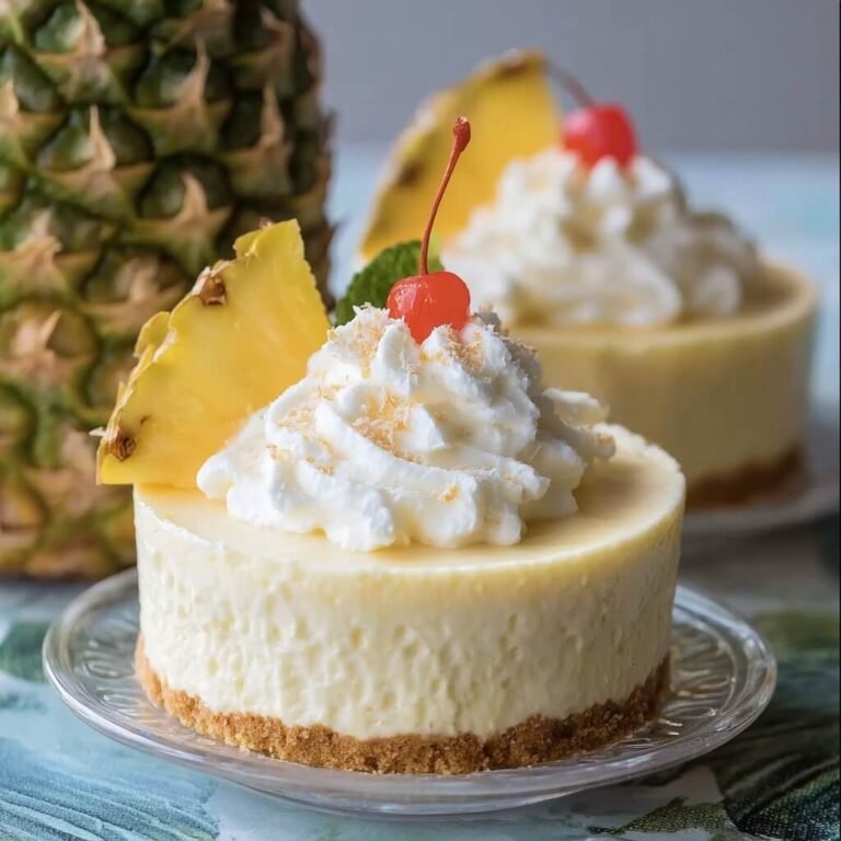 No-Bake Pina Colada Cheesecake Mousse Recipe for a Tropical Treat