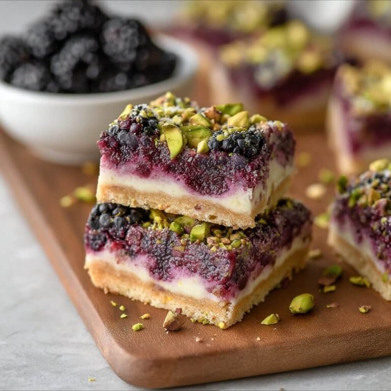 How to Make Blackberry Pistachio Dream Bars: A Refreshing Dessert with a Crunch