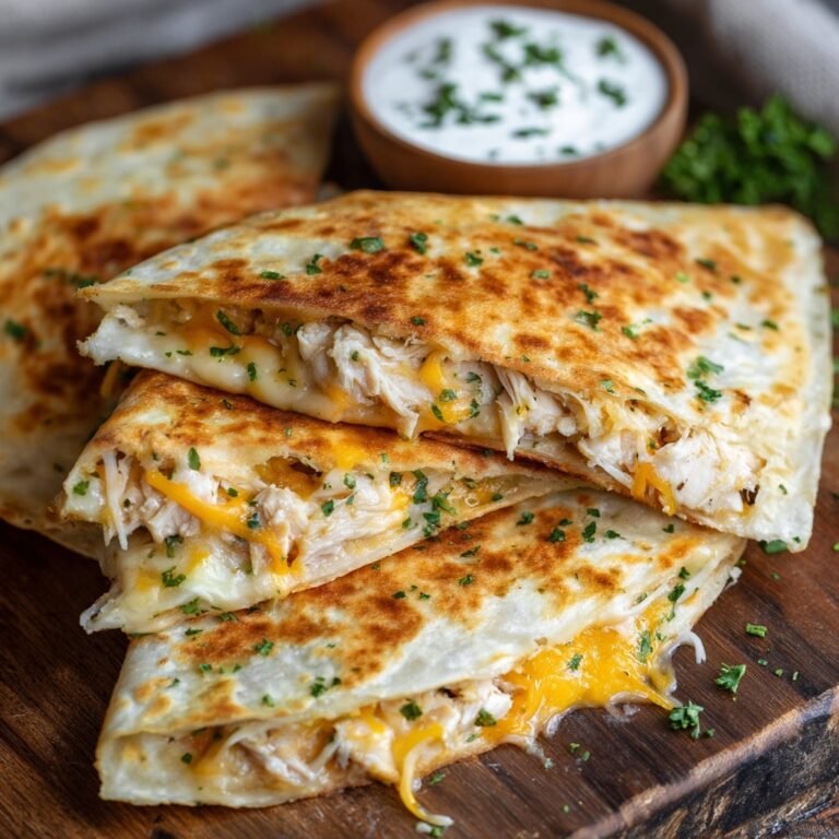 How to Make Crispy Low Carb Chicken Ranch Quesadillas for a Quick, Flavor-Packed Meal