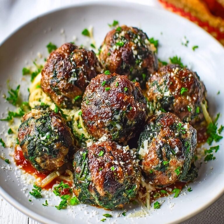 Easy Spinach & Garlic Meatballs Recipe for Flavor-Packed Meals