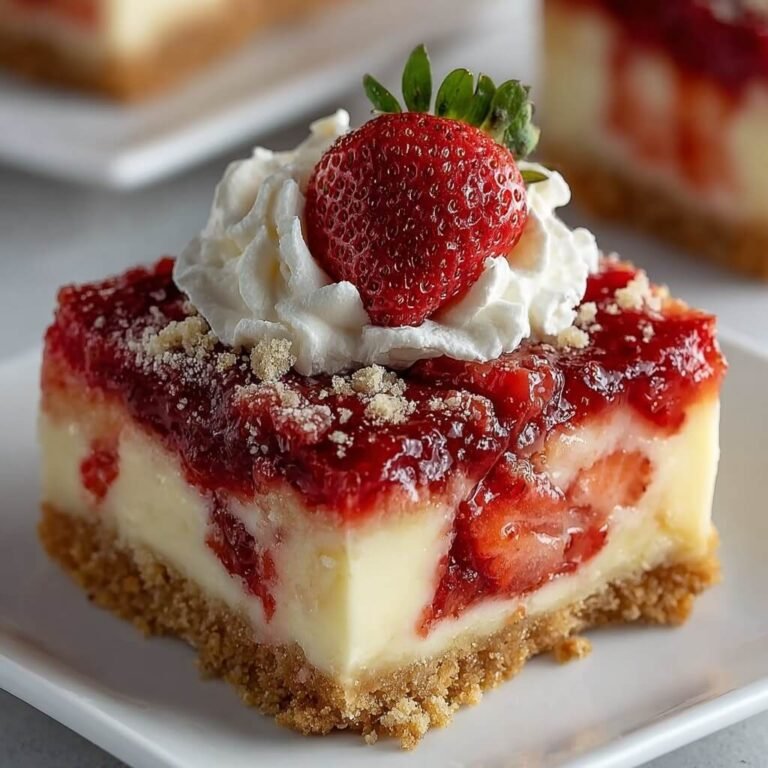 How to Make Strawberry Shortcake Cheesecake Bars That Melt in Your Mouth