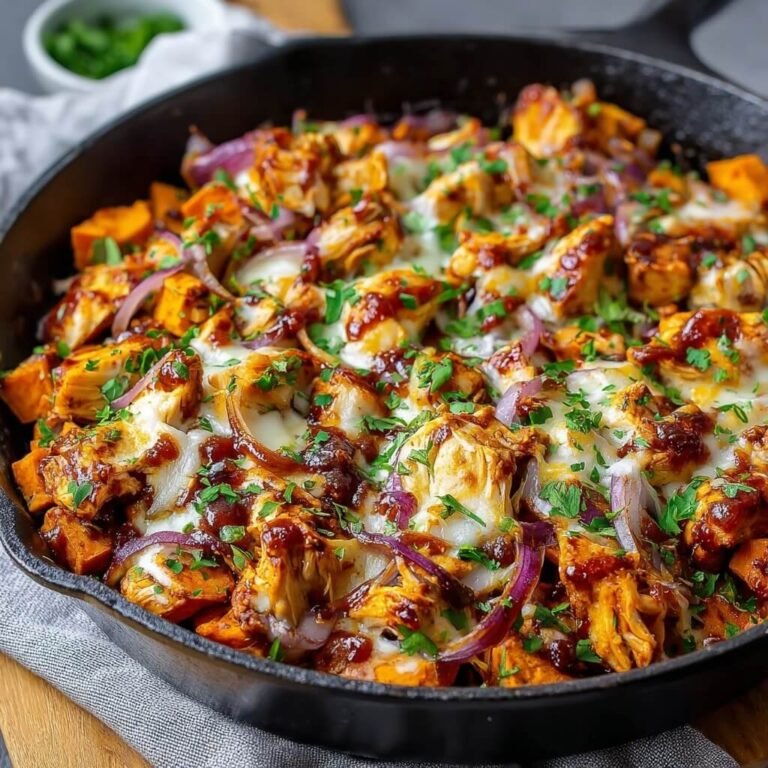 How to Make a Sweet Potato Skillet with BBQ Chicken & Cheese for a Comforting Weeknight Dinner