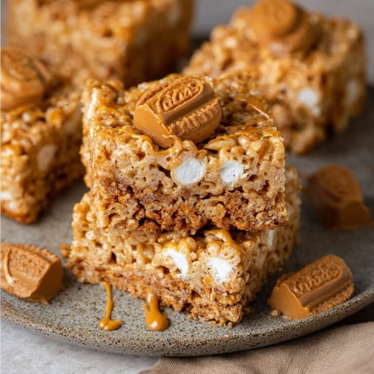 How to Make Irresistible Biscoff Rice Krispie Treats at Home