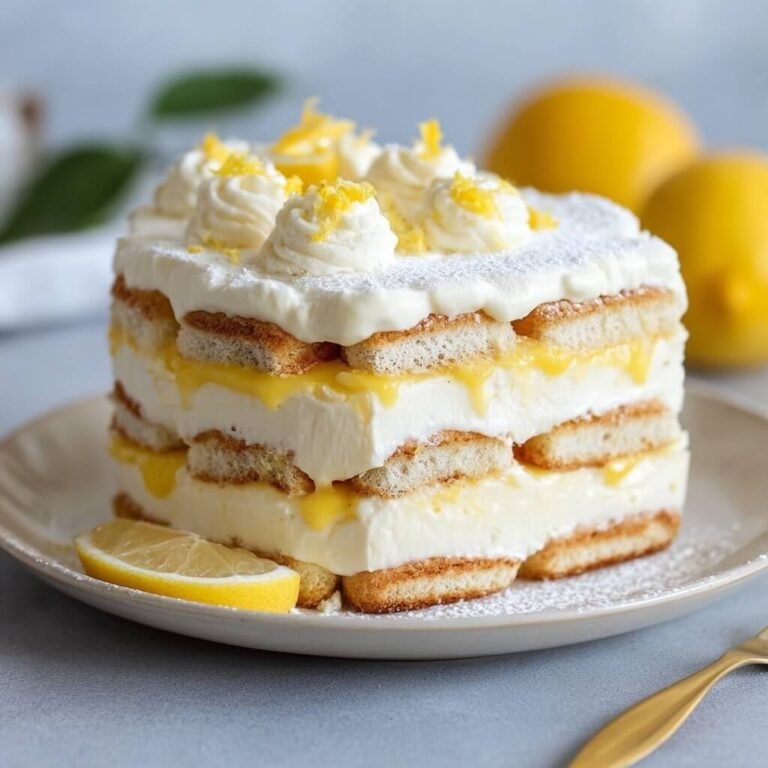 How to Make Light and Creamy Lemon Tiramisu (No Bake)