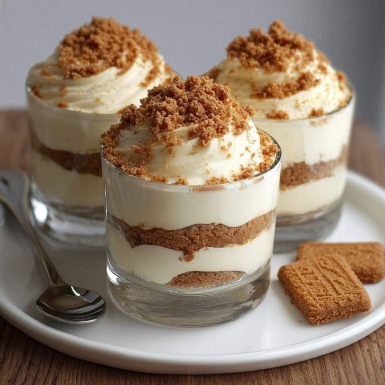 No Bake Biscoff Cream Dessert Cups Mini: Easy, Delicious & Ready in Minutes