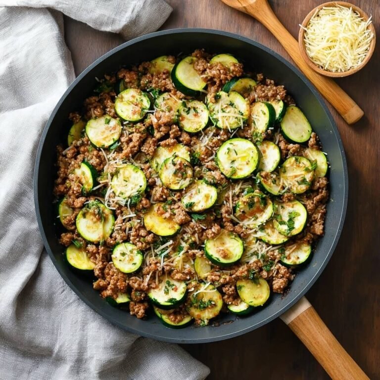 Easy High Protein Ground Beef Zucchini Skillet Meal Prep for Busy Weeks