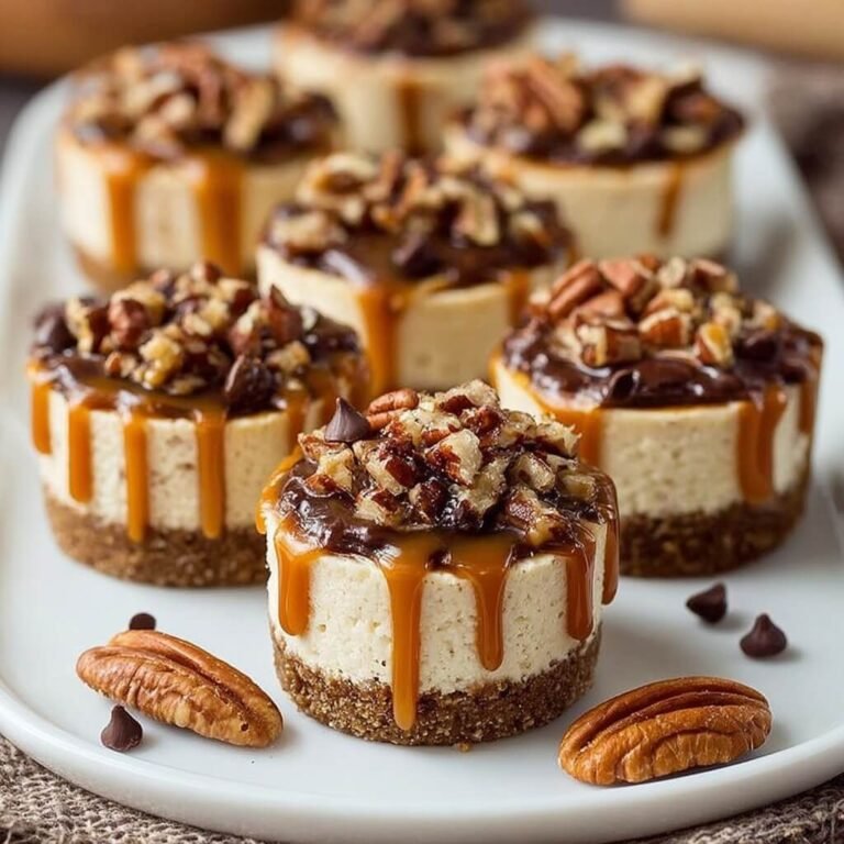 No Bake Turtle Mini Cheesecake Recipe for Easy Decadence