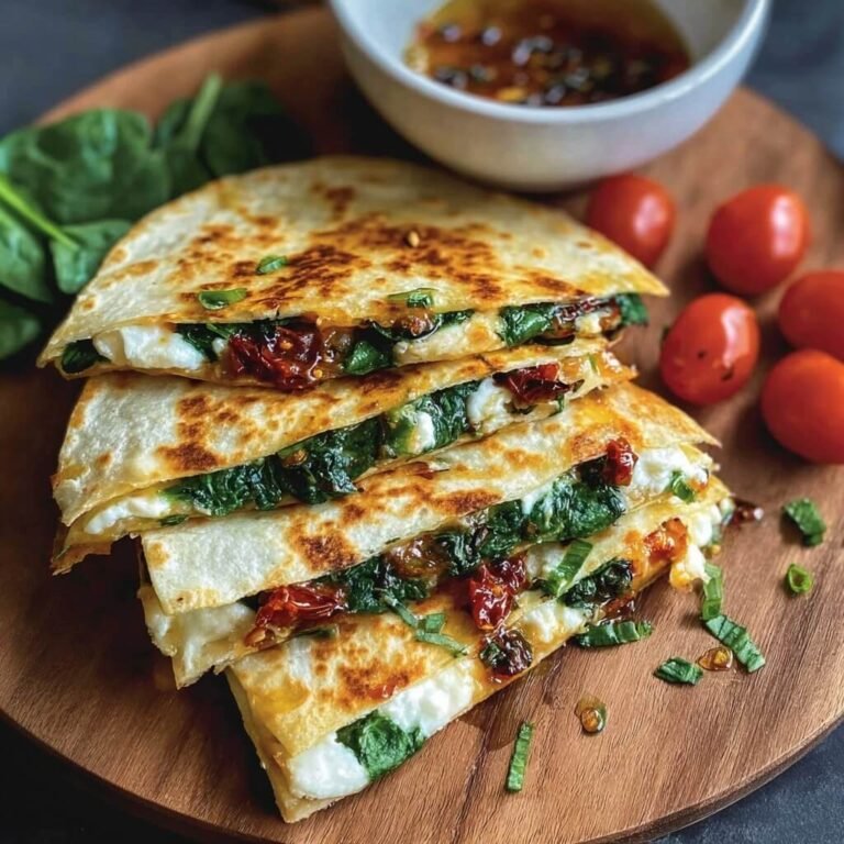 How to Make Mediterranean Quesadillas with Spinach: A Quick Flavor-Packed Meal