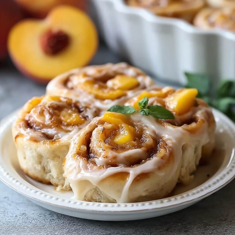 Peach Cobbler Cinnamon Rolls: A Sweet Twist on a Classic Favorite