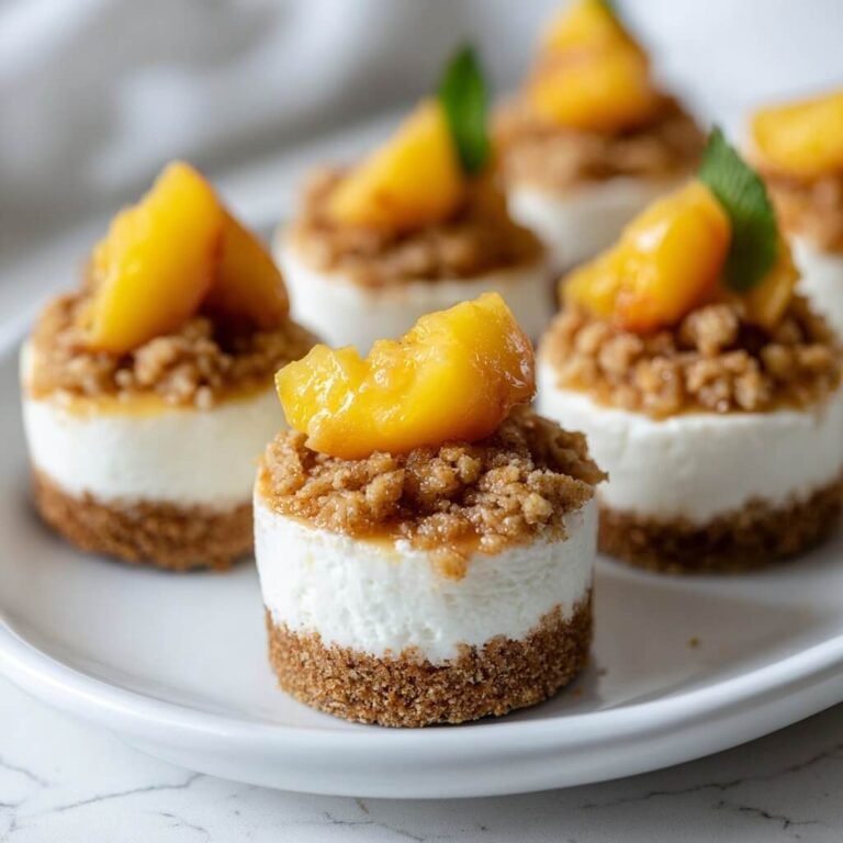 How to Make Peach Cobbler Mini Cheesecakes That Wow Every Time