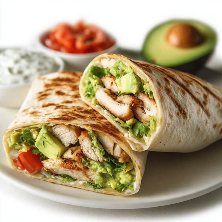 How to Make a Delicious Grilled Chicken & Avocado Wrap at Home