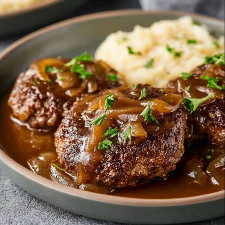 How to Make Classic Smothered Beef Patties That Melt in Your Mouth