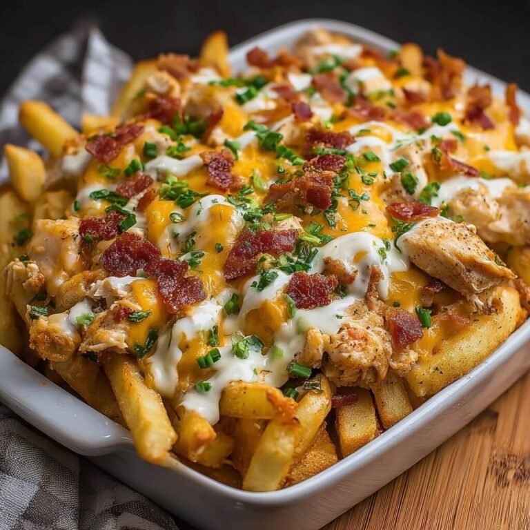 How to Make Crispy Chicken Bacon Ranch Fries at Home