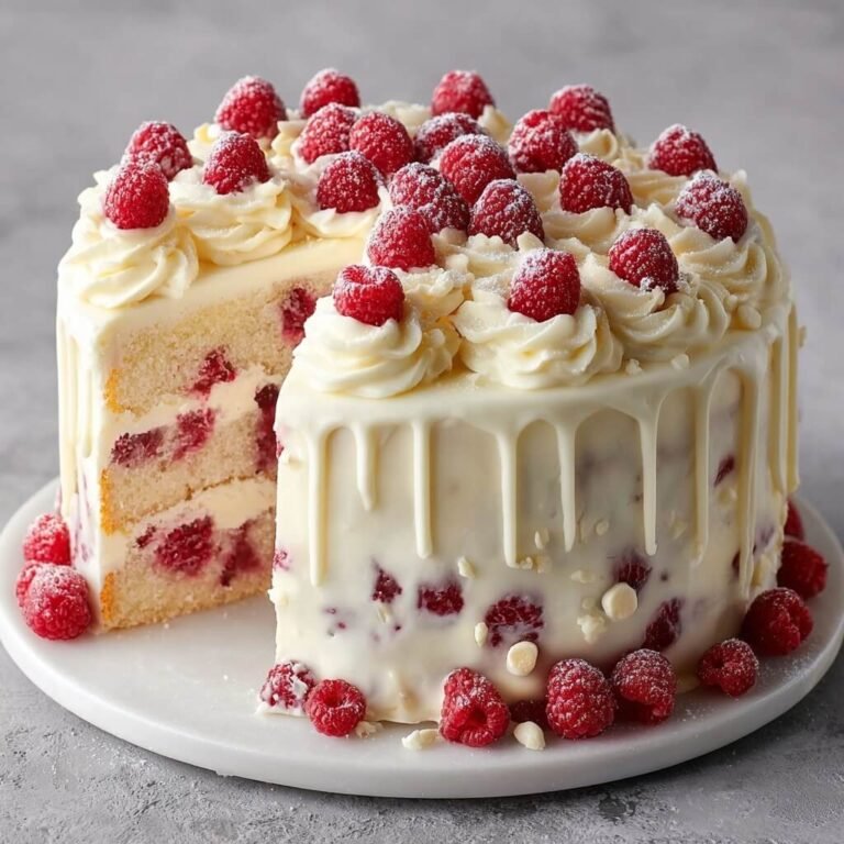 White Chocolate Raspberry Dream Cake Recipe for Irresistible Homemade Dessert
