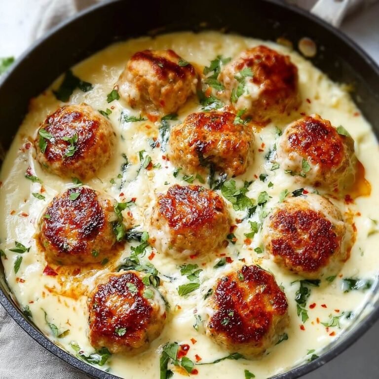 How to Make Tasty Baked Chicken Ricotta Meatballs Alfredo at Home
