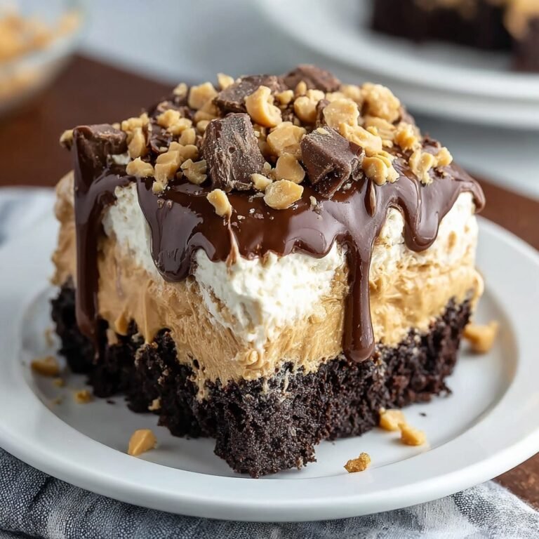 Decadent Chocolate Peanut Butter Poke Cake Recipe for Home Bakers