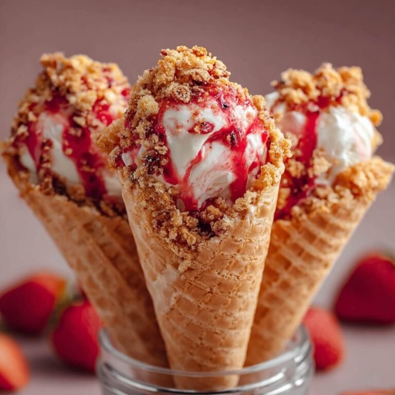 How to Make Strawberry Crunch Cheesecake Cones: A Simple, Show-Stopping Dessert