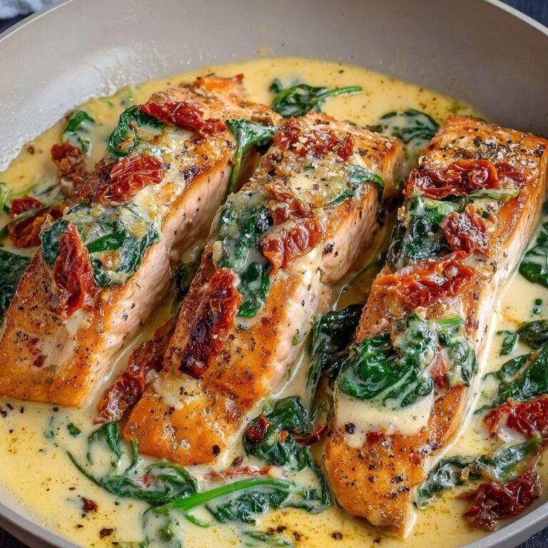 Creamy Tuscan Salmon with Sun-Dried Tomatoes: Simple, Flavorful, and Ready in 30 Minutes
