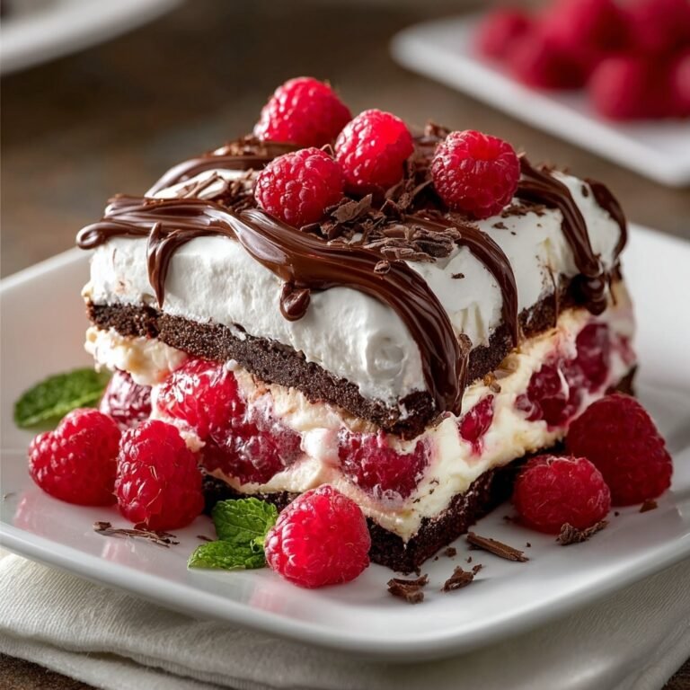 How to Make Irresistible Raspberry Chocolate Lasagna: A Layered Dessert Delight