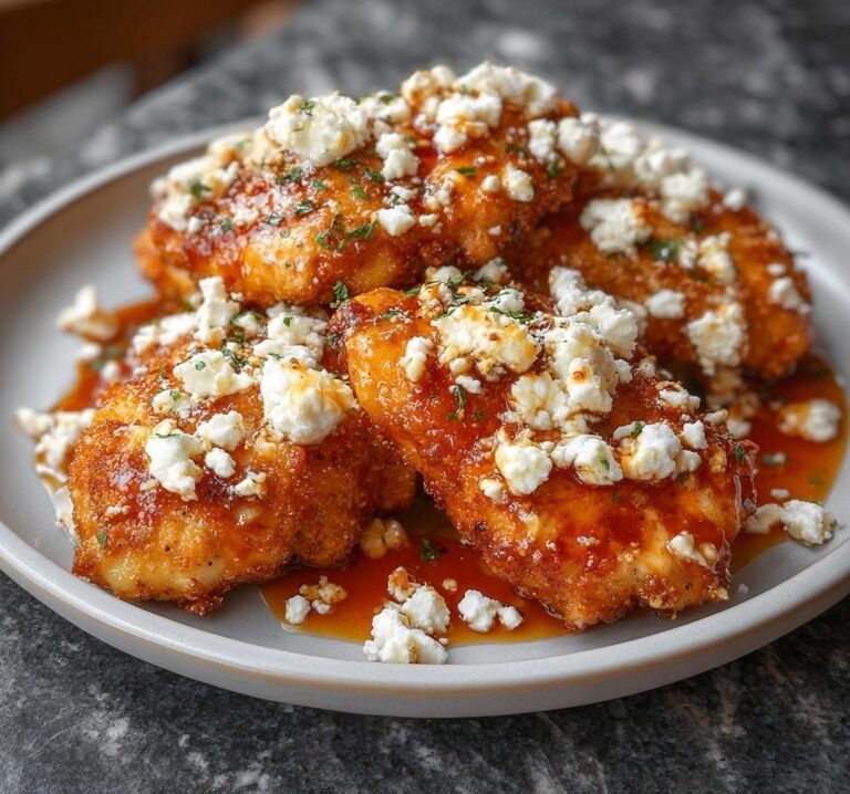 How to Make Crispy Hot Honey Feta Chicken That’s Bursting with Flavor
