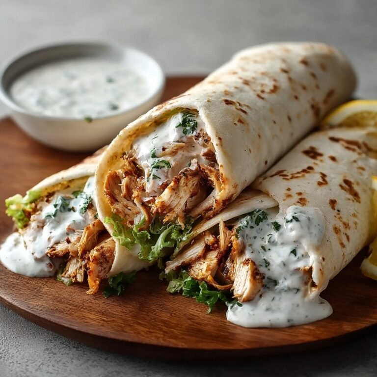 Chicken Shawarma with Garlic Sauce Recipe for Tender, Flavorful Home Cooking