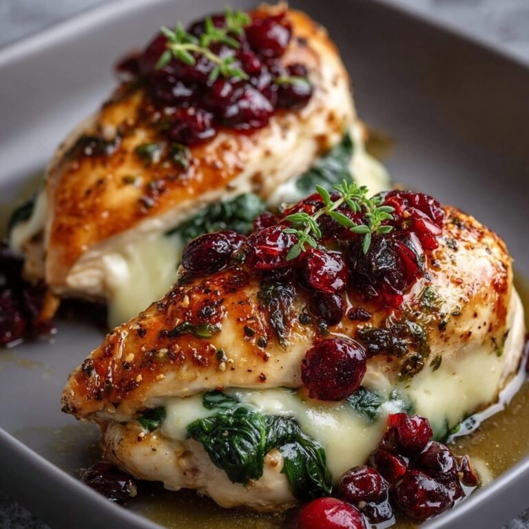 How to Make Cranberry & Spinach Stuffed Chicken with Brie for a Flavorful Dinner
