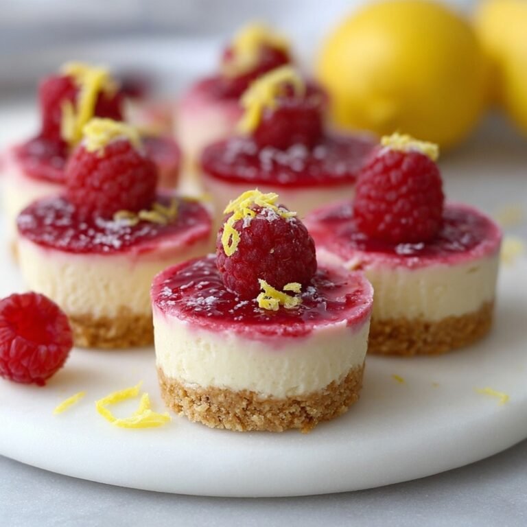 How to Make No-Bake Lemon Raspberry Mini Cheesecakes: Easy, Refreshing & Perfect for Any Occasion