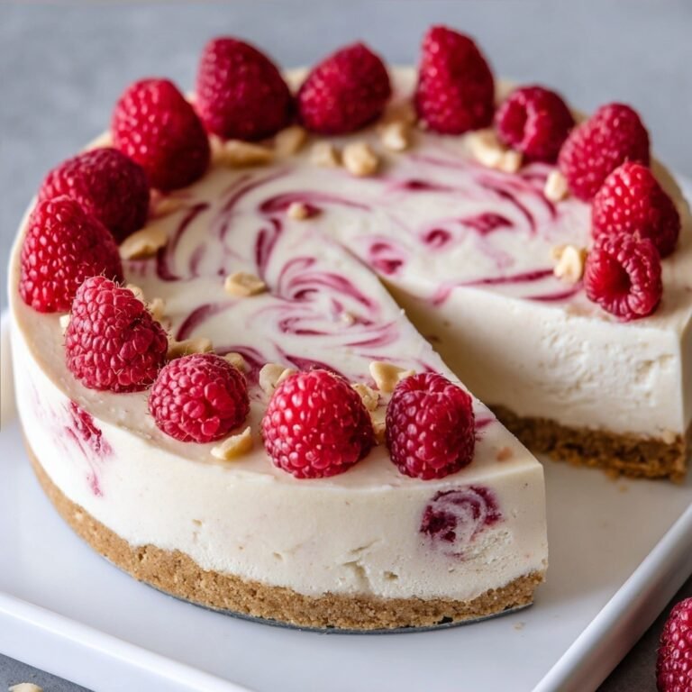 No Bake Lemon Raspberry Cheesecake Recipe for Effortless Summer Dessert