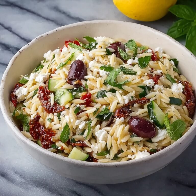 Perfect Orzo Pasta Salad With Feta And Sun Dried Tomatoes: A Flavorful, Easy Recipe
