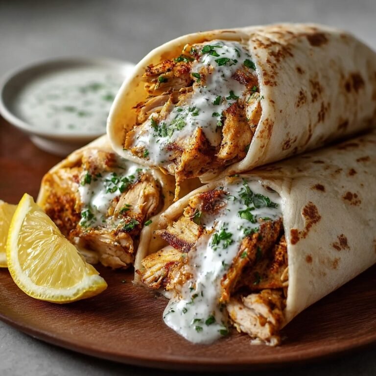 How to Make Mediterranean Chicken Shawarma Wraps with Garlic Sauce at Home
