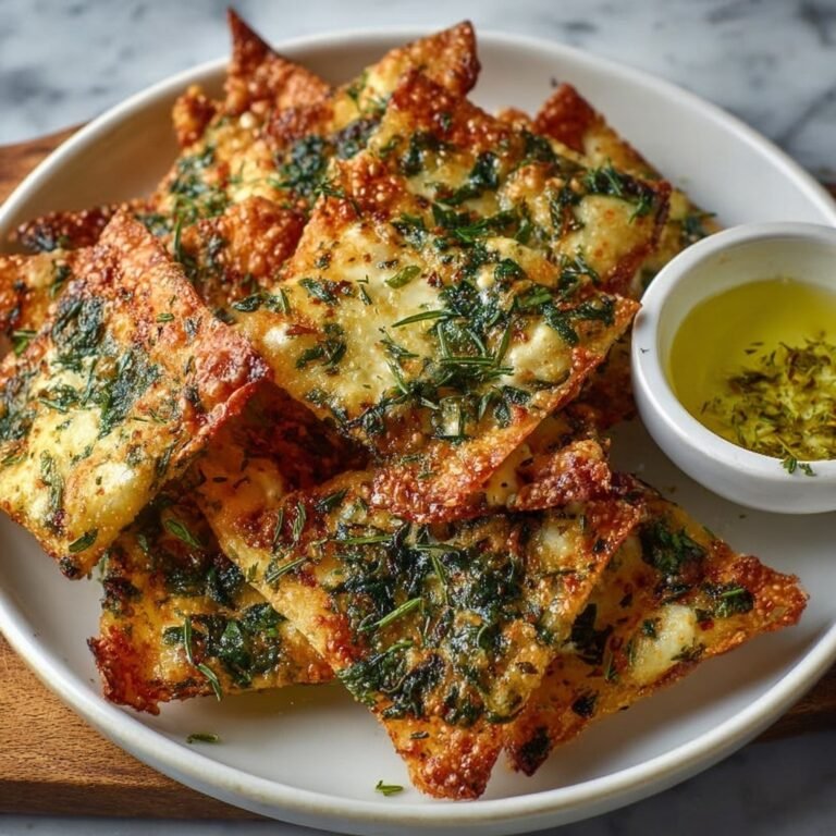 How to Make Mediterranean Spinach and Feta Crisps: A Flavorful, Easy Snack