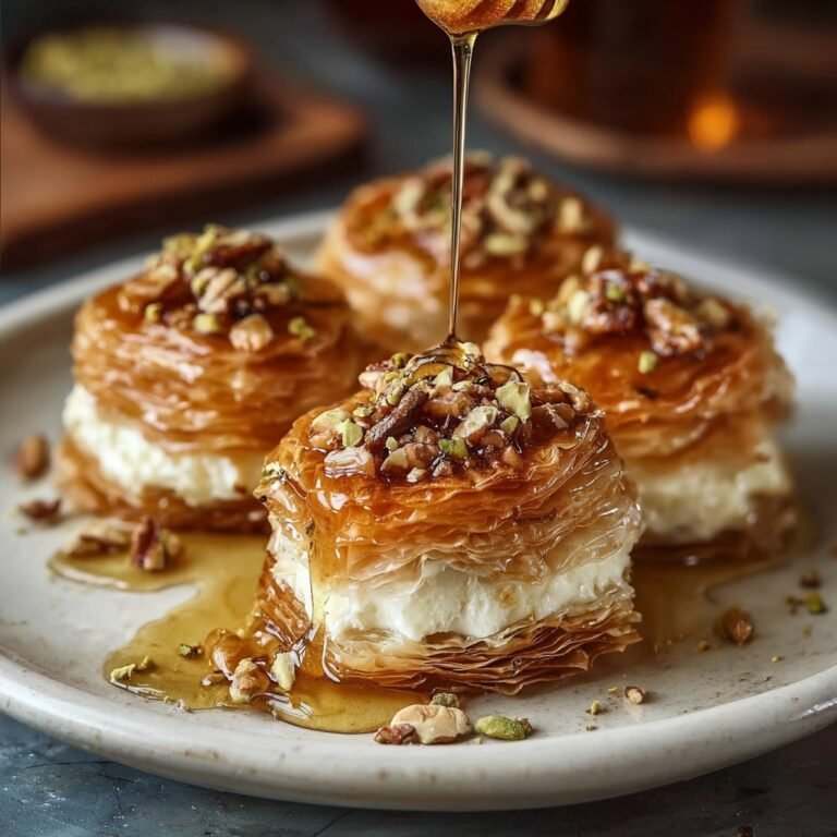 How to Make Decadent Honey-Drizzled Baklava Cheesecake Phyllo Cookies at Home