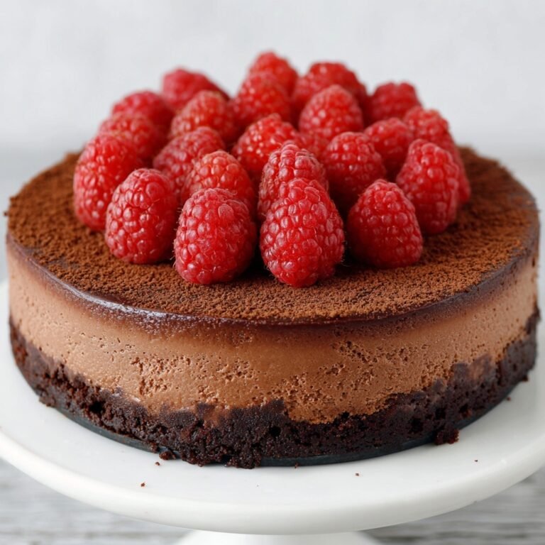 How to Make a Creamy Chocolate Raspberry Cheesecake at Home