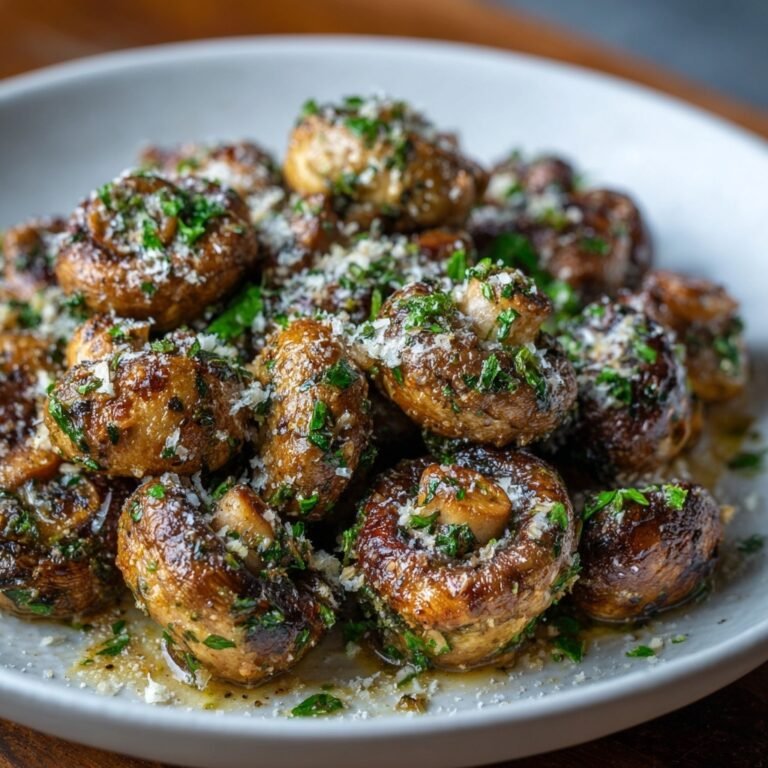 Savory Garlic Parmesan Mushrooms: Easy Comfort in Every Bite