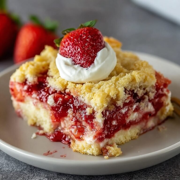 Deliciously Easy Strawberry Cheesecake Dump Cake Recipe You’ll Love